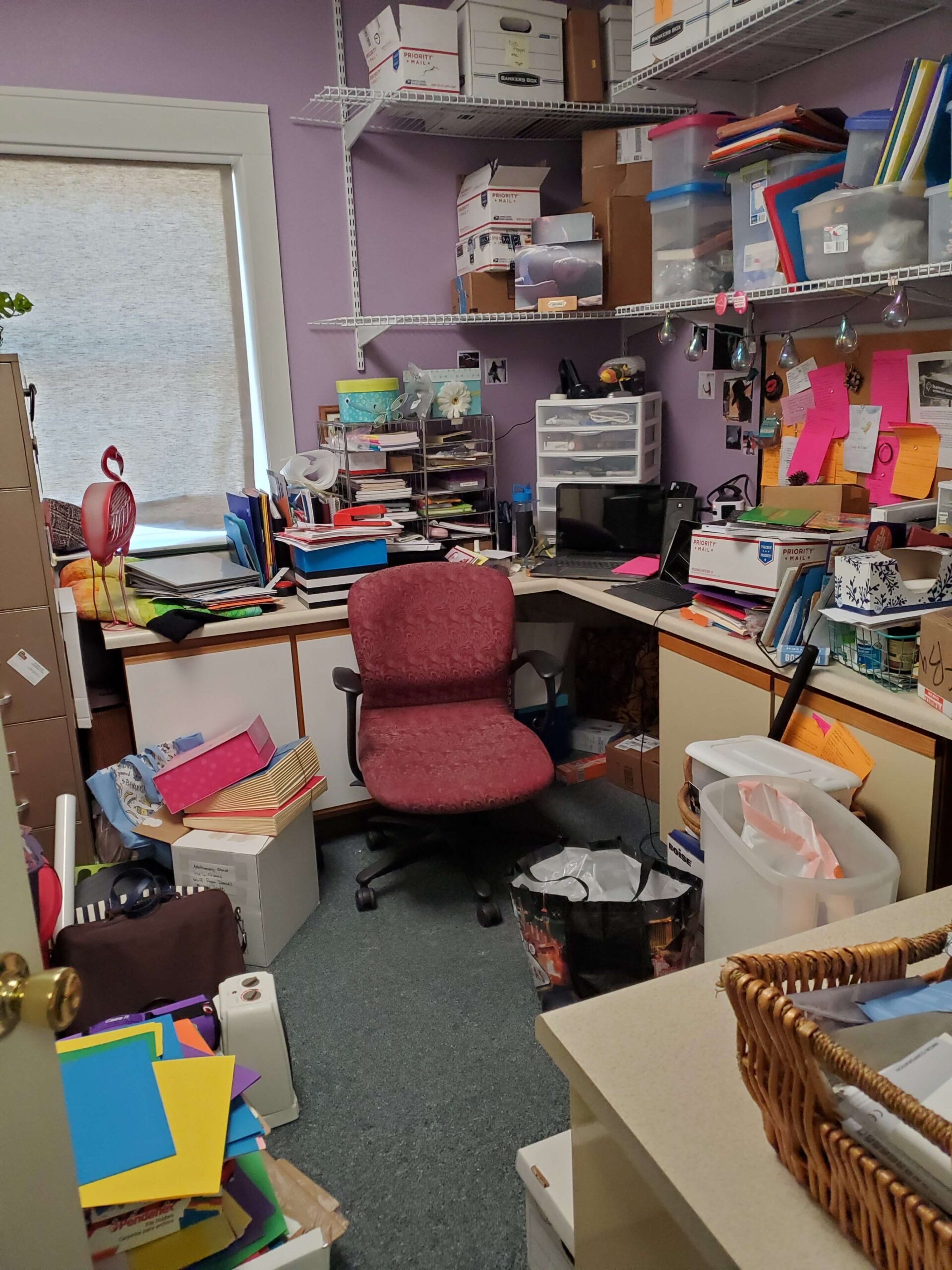Home Office before organizing — Colorado Springs